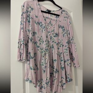 Torrid Floral Button Up Blouse - Size 2